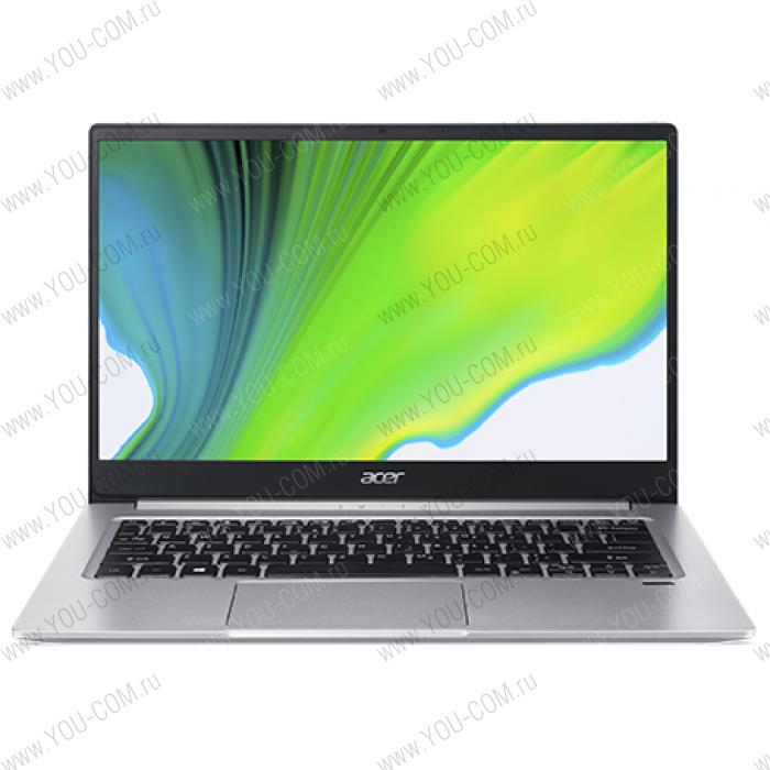 Ноутбук ACER Swift 3 SF314-59-54DZ 14"FHD (1920x1080) IPS, i5-1135G7, 8GB DDR4, 512GB SSD, Iris XE, WiFi, BT, FPR, HD Cam, 56Wh, 65W, Win 10 Pro64, 3Y CI, Silver, 1.19kg