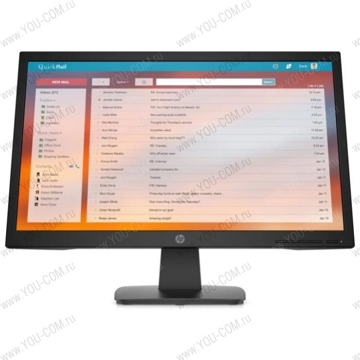 Монитор HP P22v G4 21,5 Monitor 1920x1080 FHD, TN, 16:9, 250 cd/m2, 1000:1, 5ms, 170°/160°, HDMI, VGA, Tilt, Low Blue, Black Head, NEW (repl. 3WP71AA)