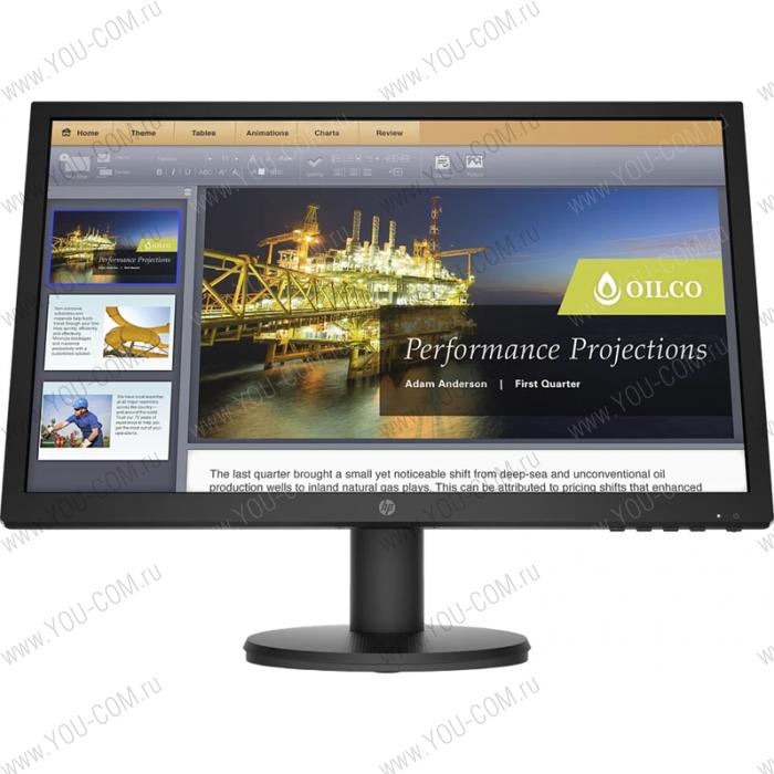 Монитор HP P21b G4 20,7 Monitor 1920x1080 FHD, TN, 16:9, 250 cd/m2, 600:1, 5ms, 90°/65°, VGA, HDMI, Tilt, Low Blue, Black Head, NEW (repl. 1FR84AA)