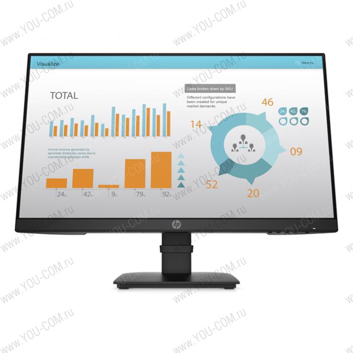 Монитор HP P24 G4 23,8 Monitor 1920x1080 FHD, IPS, 16:9, 250 cd/m2, 1000:1, 5ms, 178°/178°, DP, HDMI, VGA, Low Blue Light, Plug-and-Play, Black (repl. 5QG35AA)