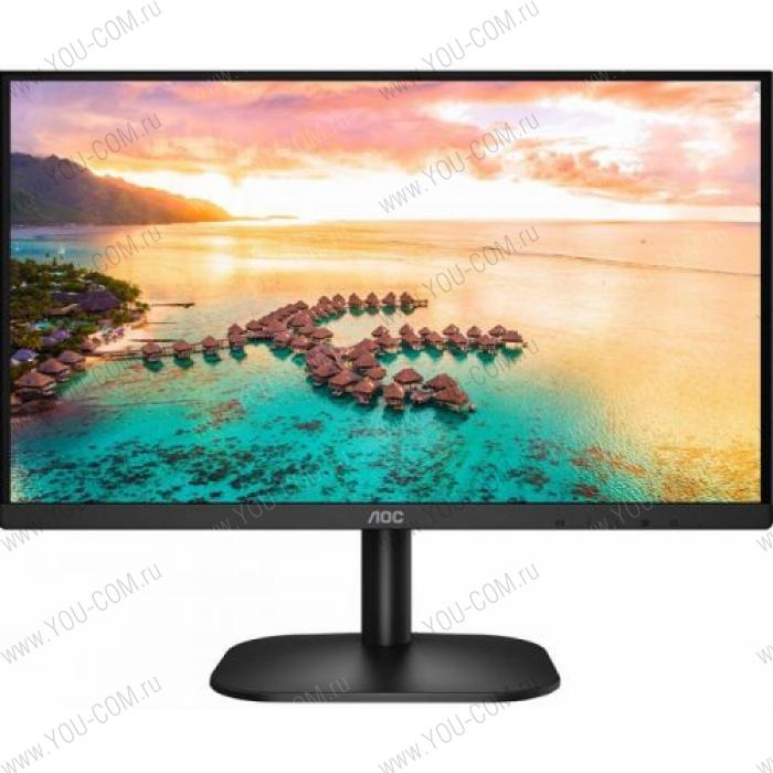 Монитор 23,8" AOC 24B2XDAM 1920x1080@75Гц VA WLED 16:9 5ms D-Sub DVI HDMI 3000:1 20M:1 178/178 250cd Speakers Tilt Black A+