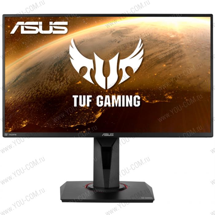 Монитор ASUS 24.5" VG258QM LED, 1920x1080, ProGaming, 0.5ms, 400cd/m, 100Mln:1, 170°/160°, 280Hz, HDR400, 2*HDMI, DP, G-SYNC, колонки, HAS, Tilt, Swivel, Pivot, VESA, Black, 90LM0450-B02370