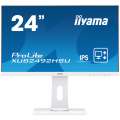 Монитор 23,8" Iiyama ProLite XUB2492HSU-W1 1920x1080 IPS LED 16:9 4ms VGA HDMI DP 2*USB2.0 5M:1 1000:1 178/178 250cd HAS Pivot Tilt Swivel Speakers White