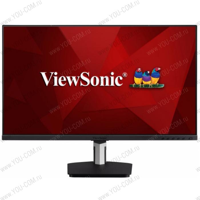 Монитор Viewsonic 23.8" TD2455 Touch IPS LED, 1920x1080, 6ms, 250cd/m2, 50Mln:1, 178°/178°, D-Sub, DVI, HDMI, USB, USB-C, 75Hz, колонки, VESA, Black