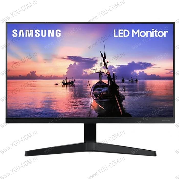 Монитор Samsung 23.8" F24T350FHI IPS LED 16:9 1920x1080 5ms 1000:1 250cd 178/178 D-sub HDMI FreeSync 75Hz Tilt VESA Dark Blue Gray