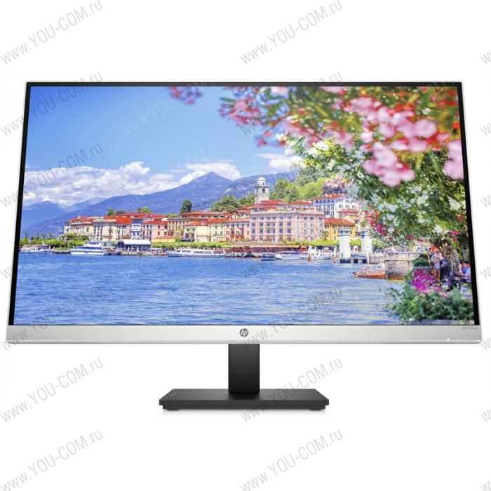 Монитор HP 27mq 27 Monitor 2560x1440 QHD, IPS, 16:9, 300 cd/m2, 1000:1, 5ms, 178°/178°, VGA, HDMI, 3-Sided Microedge, 60 Hz, height, Black&Silver