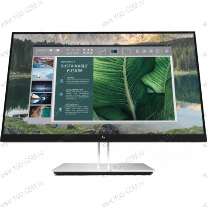 Монитор HP E27u G4 27 Monitor 2560x1440, 16:9, IPS, 250 cd/m2, 1000:1, 5ms, HDMI, USB-C, USB, DisplayPort, 50/60 Hz, Silver