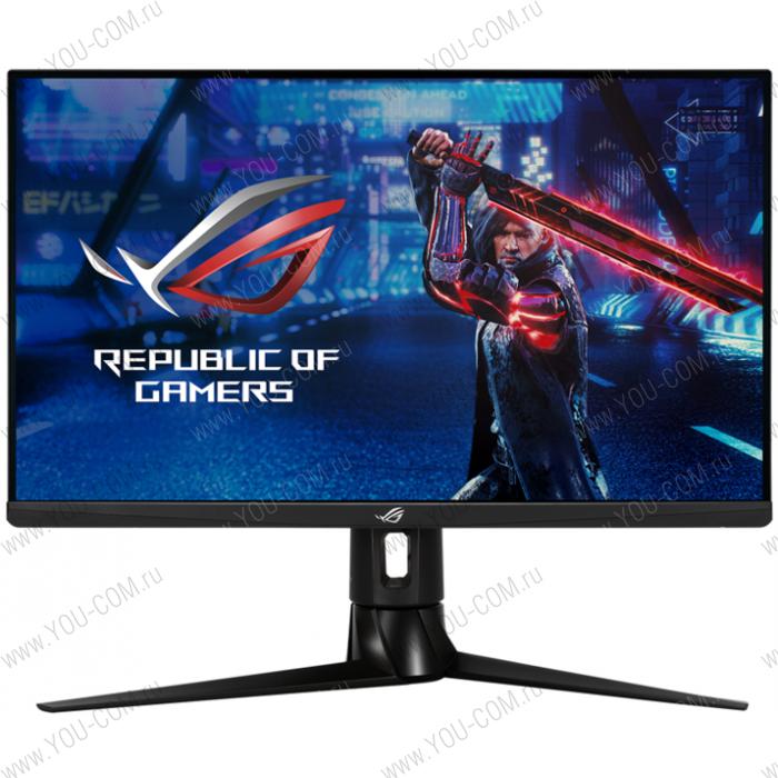 Монитор ASUS 27" ROG Strix XG27AQ IPS LED 2560x1440, 1ms, 400cd/m2, 178°/178°, 100Mln:1, HDMI, DP, USB-Hub, 170Hz, HDR, колонки, G-Sync, HAS, Tilt, Swivel, Pivot, VESA, Dark Gray, 90LM06U0-B01370