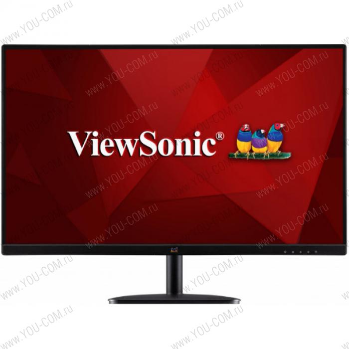 Монитор Viewsonic 27" VA2732-H IPS LED, 1920x1080, 4ms, 250cd/m2, 178°/178°, 50Mln:1, D-Sub, HDMI, 75Hz, Frameless, VESA, Tilt, Black