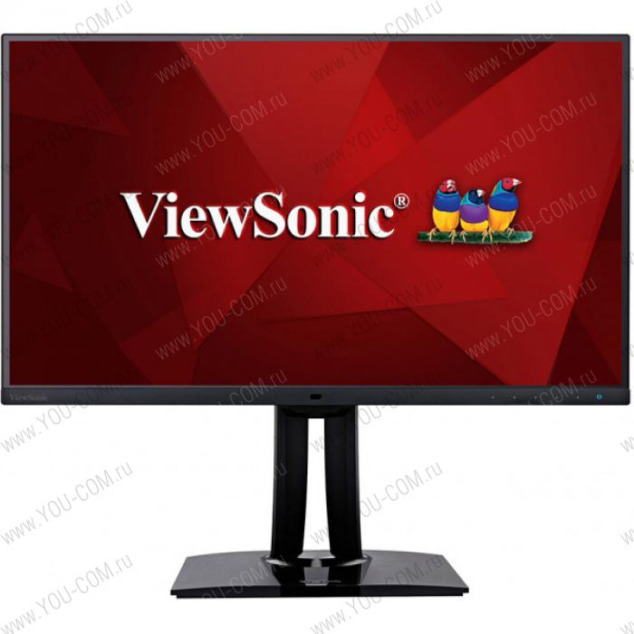 Монитор Viewsonic 27" VP2785-2K IPS LED, 2560x1440, 5ms, 300cd/m2, 50Mln:1, 178°/178°, HDMI, DP, USB-C, USB-Hub, HDR10, 60Hz, колонки, HAS, Апп.калибровка, VESA, Black