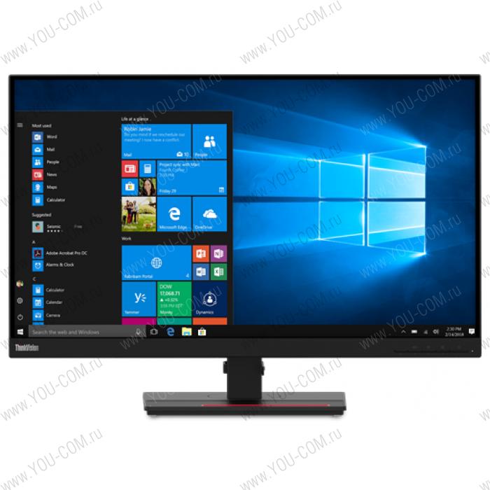 Монитор Lenovo ThinkVision T27h-2L 27" 16:9 QHD (2560x1440) IPS, 4ms, 1000:1, 350cd/m2, 178/178, 1xHDMI 1.4, 1xDP 1.2, 1xUSB-C, USB Hub (4x USB 3.1), 1xAudio Out (3.5 mm), Tilt, Swivel, Lift, Pivot, 3YR