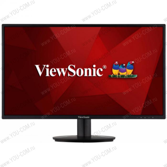 Монитор Viewsonic 27" VA2718-SH IPS SuperClear, 1920x1080, 5ms, 300cd/m2, 178°/178°, 50Mln:1, D-Sub, HDMI, 75Hz, Tilt, VESA, Black