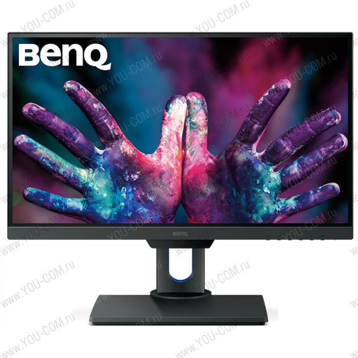 Монитор BENQ 25" PD2500Q IPS LED, 2560x1440, 16:9, 14 (4)ms , 350cd/m2, 20M:1, 178°/178°, HDMI,  DP1.2, miniDP1.2, USB 3.0*4, speakers, HAS, Pivot, Tilt, Black