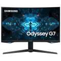 Монитор Samsung 31.5" C32G75TQSI VA QLED изогнутый GAMING-монитор Odyssey G7 2560x1440 1ms 2500:1 600cd 178/178 HDMI 2*DP USB-hub 240Hz G-Sync HDR600 HAS Pivot Black