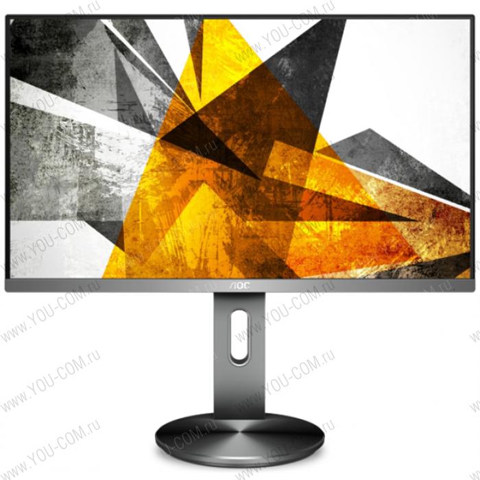 Монитор 27" AOC Q2790PQE 2560x1440 60hz IPS WLED 16:9 5ms 100M:1 1000:1 D-Sub 2*HDMI DP 2*USB 3.0  178/178 350cd HAS Pivot Swivel Tilt Black