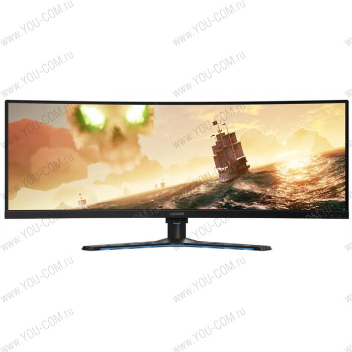 Монитор Lenovo Legion Y44w-10 43.4" 32:10 DWUXGA (3840x1200) VA, Curved 1800R, 4ms, 3000:1, 450cd/m2, 178/178, 144hz, 2x HDMI, 1x DP, 1x USB-C G1, 1x USB-C G2, 4x USB 3.1 Gen1, NO Speakers, LTS, 3-Year