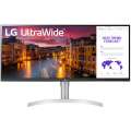 Монитор LG 34" 34WN650-W IPS LED, 2560x1080, 5ms, 500cd/m2, 1000:1 (Mega DCR), 178°/178°, 2*HDMI, DP, HDR 400, колонки, AMD Freesync, 75Hz, Tilt, HAS, VESA, Silver-White