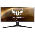 Монитор ASUS 34" VG34VQL1B VA LED изогнутый, 3440x1440, ProGaming, 1ms, 550cd/m2, 178°/178°, 100Mln:1, 165Hz, HDR10, 2*HDMI, 2*DP, USB-hub, колонки, HAS, Swivel, Pivot, Tilt, VESA, Black, 90LM06F0-B01170