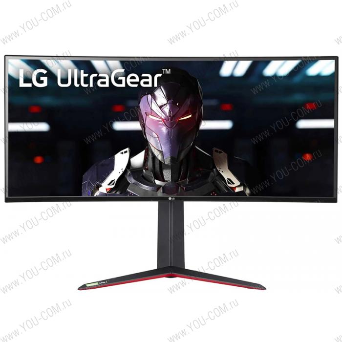 Монитор LG 34" 34GN850-B QHD IPS LED изогнутый, 3440x1440, 1ms, 400cd/m2, Mega DCR, 178°/178°, HDMI*2, DP, USB-hub, G-Sync, 160 Гц, FreeSync, HDR 10, Tilt, Black