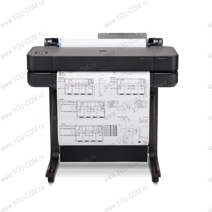 Плоттер HP DesignJet T630 Printer (24",4color,2400x1200dpi,1Gb,30spp(A1),USB/GigEth/Wi-Fi,stand,mediabin,rollfeed,sheetfeed,tray50(A3/A4), autocutter,GL/2,RTL,1y warr)