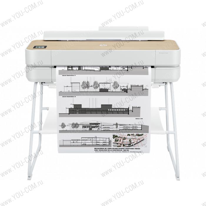 HP DesignJet Studio 24-in Printer (24" or A1,4color,2400x1200dpi,1Gb,26spp(A1),USB/GigEth/Wi-Fi,stand,mediabin,rollfeed,sheetfeed,tray50(A3/A4), autocutter,GL/2,RTL,2y warr, white)