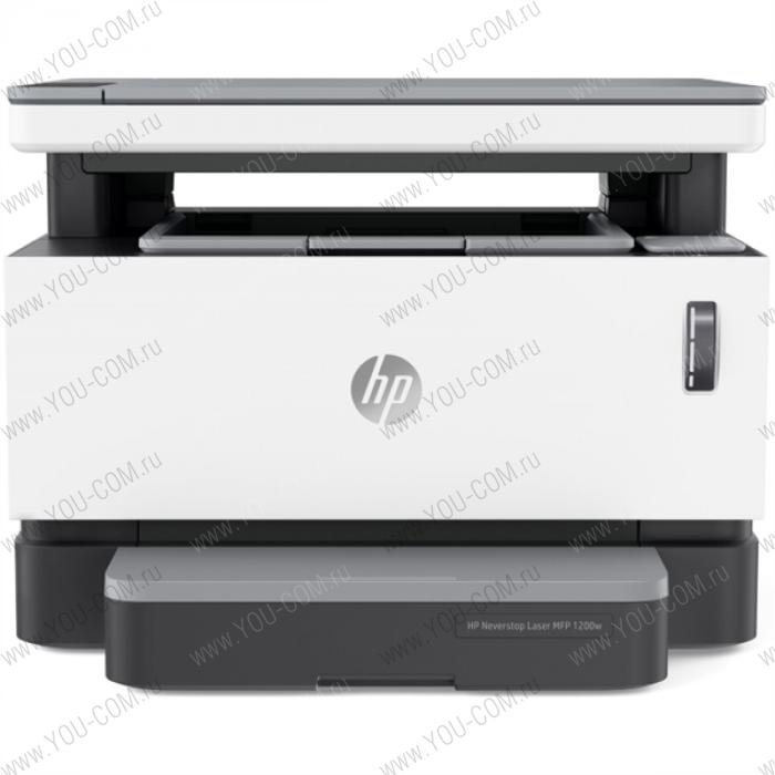 HP Neverstop Laser MFP 1200w (p/c/s, A4,600dpi, 20ppm, 64Mb ,Wi-Fi/USB 2.0/AirPrint/HP Smart,1 tray 150,toner 5000 page full in box)
