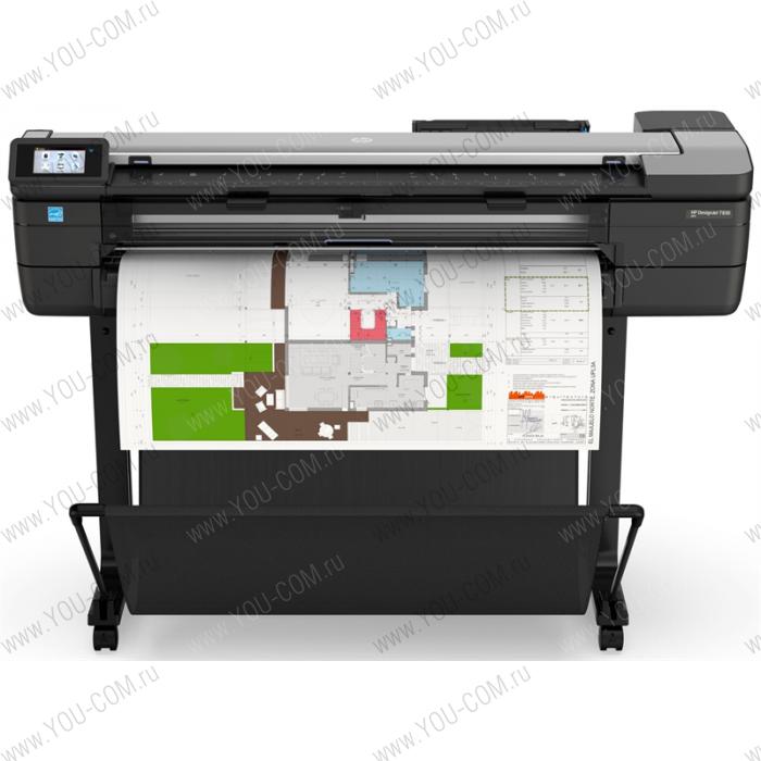 Широкоформатный принтер HP DesignJetT830 MFP (p/s/c, 36",4color,2400x1200dpi,1Gb,25sppA1,USB for Flash/GigEth/Wi-Fi,stand,media bin,rollfeed,sheetfeed,tray50 (A3/A4),autocutter,Scanner:600dpi,36x109",repl. F9A30A)