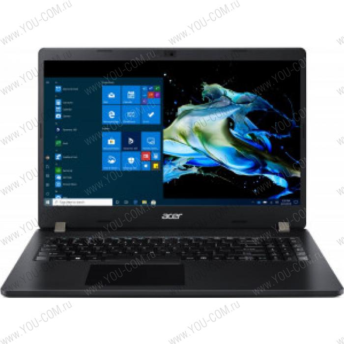 Ноутбук ACER TravelMate P2 TMP215-52-32X3, 15,6" FHD (1920х1080), i3-10110U 2.10 Ghz, 4 GB DDR4, 256GB PCIe NVMe SSD, UHD Graphics , WiFi, BT, HD camera, FPR, 48Wh, 45W, Win 10 Pro, 3 CI, Black, 1.8kg