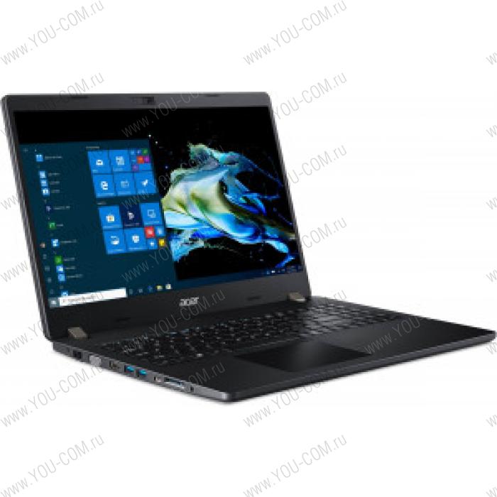 ACER TravelMate P2 TMP215-52-78H9 NX.VLLER.00K, 15,6" FHD (1920х1080) IPS, i7-10510U 1.80 Ghz, 8 GB DDR4, 256GB PCIe NVMe SSD, UHD Graphics , WiFi, BT, HD camera, FPR, 48Wh, 45W, Win 10 Pro, 3 CI, Black, 1.8kg