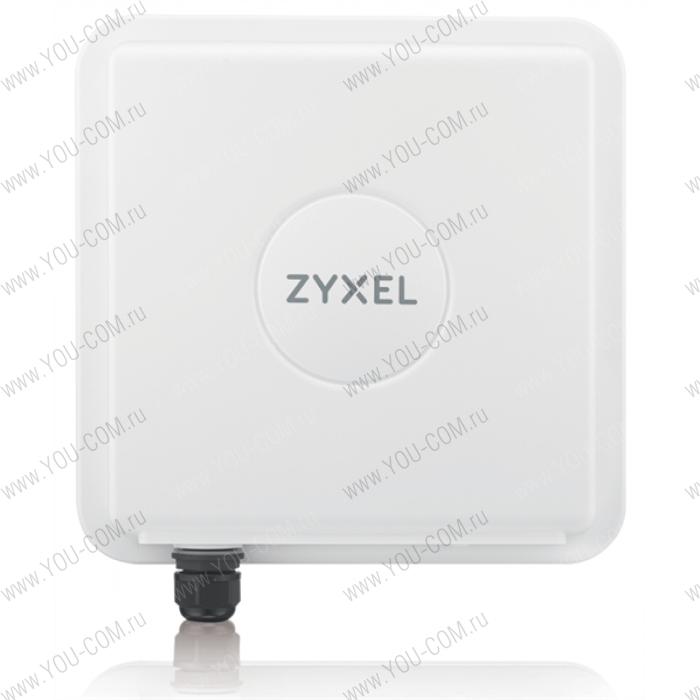 Уличный LTE Cat.18 маршрутизатор Zyxel LTE7490-M904 (вставляется сим-карта), IP68, антенны LTE с коэф. усиления 8 dBi, 1xLAN GE, PoE only, PoE инжектор в комплекте