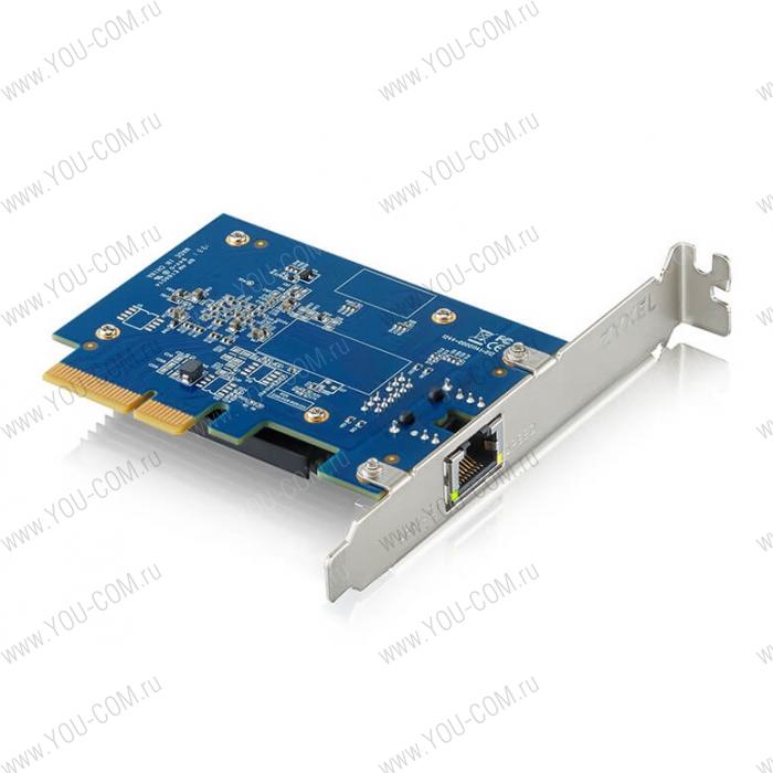 Сетевой адаптер Zyxel XGN100C, PCI Express 3.0, 1x1/2,5/5/10G RJ-45