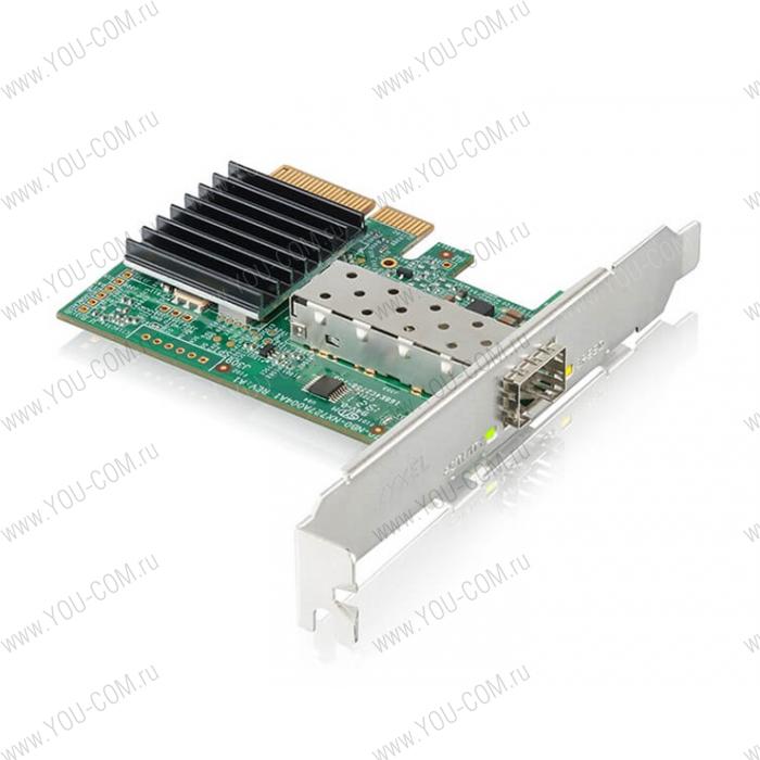 Сетевой адаптер Zyxel XGN100F, PCI Express 3.0, 1x10G SFP+