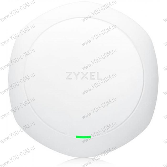 Комплект из трех гибридных точек доступа Zyxel NebulaFlex NWA1123-AC HD, Wave2, 802.11a/b/g/n/ac (2,4 и 5 ГГц), антенны 3x3, до 300+1300 Мбит/с, 2xLAN GE, PoE, защита от 3G/4G, без БП