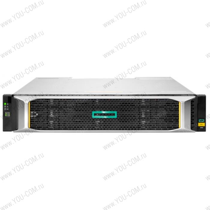 Система хранения данных HPE MSA 1060 10GBASE-T iSCSI SFF storage (2U, up to 24x2,5''HDD; 2xiSCSI 10Gb Controller (2 x1/10Gb iSCSI Host Ports per controller); 2xRPS)