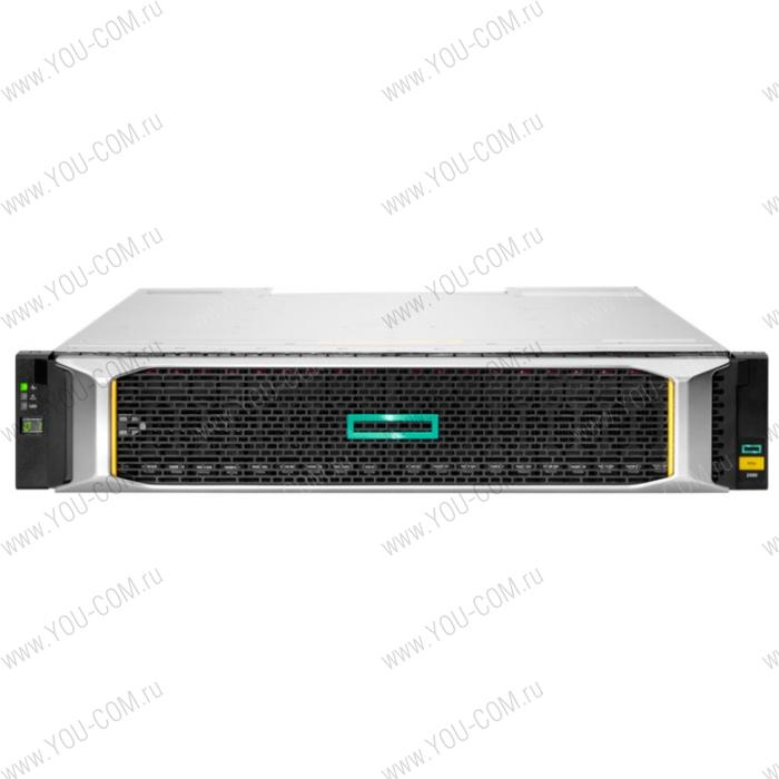 Система хранения данных HPE MSA 2060 16Gb FC SFF Storage (2U, up to 24SFF, 2xFC Controller (4 host ports per controller), 2xRPS, w/o disk, w/o SFP, req. C8R24B)