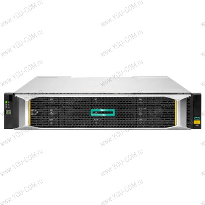 Система хранения данных HPE MSA 2060 10GbE iSCSI LFF Storage (2U, up to 12LFF, 2xiSCSI Controller(4 host ports per controller), 2xRPS, w/o disk, w/o SFP, req. C8R25B)