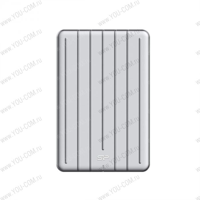 Внешний жесткий диск Portable SSD Silicon Power Bolt B75 960Gb, USB 3.1 , Aluminum, Silver