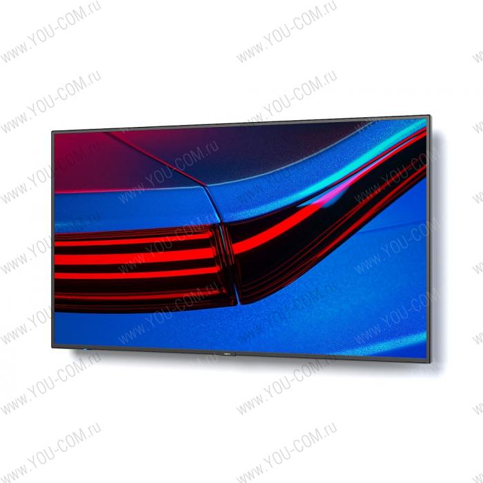 Профессиональная LED панель NEC MultiSync P555  Тип матрицы IPS,   Размер Изображения 55",   Соотношение сторон 16:9,  Собственное разрешение  3840x2160,  Яркость 700 кд/м2,   Контрастность 8000:1,  Рабочее время 24/7,  Угол обзора 178°/178°,  Возможное расположение: Горизонтально, Вертикально, Экран вниз, Экран вверх,  Вход: HDMI 2,0 x 2 с HDCP, DisplayPort 1,4 x 2 с HDCP,  Аудио: DisplayPort,  HDMI x2, RS-232C,  RJ-45, Mini Jack 3.5 мм, ИК,  USB 2.0 x2,  USB 2.0 Type-B,  Выход: HDMI 2.0, DisplayPort 1.4, Mini Jack 3.5 мм, RJ-45,