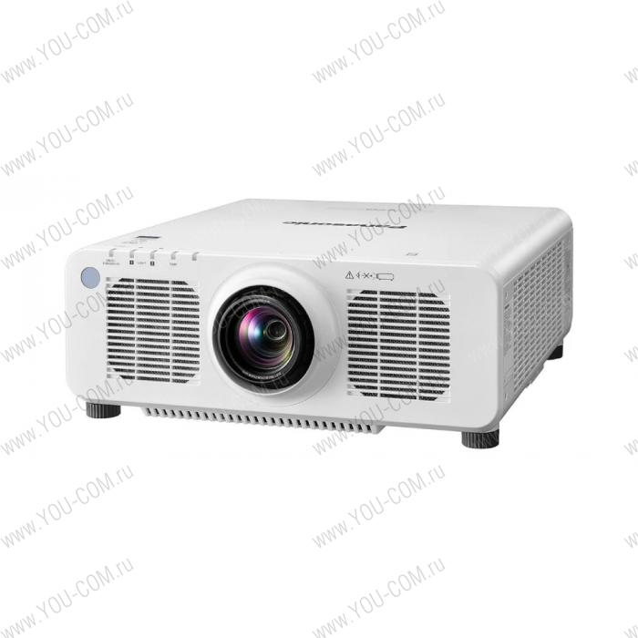 Лазерный проектор Panasonic [PT-RZ990W] DLP,10000 Center, 9400 Lm,WUXGA(1920x1200);10000:1;16:10;TR 1.71-2.41:1;HDMI IN*1;DVI-D IN*1;SDI IN*1;RGB1 IN-BNCx5;RGB2 IN x1 D-sub15pin;RS232 x2;RemoteIN x2;RemoteOut x1;LAN RJ45 x1;RJ45 DigitalLink x1;белый 23 к