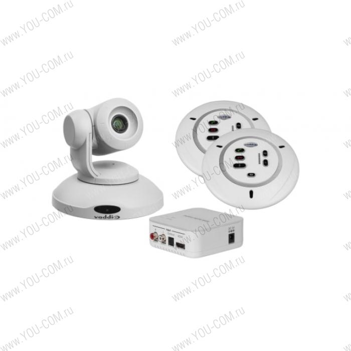 Комплект с камерой ConferenceSHOT AV Bundle - Basic 2 [999-9995-601W] Vaddio [999-9995-601W] (белый)