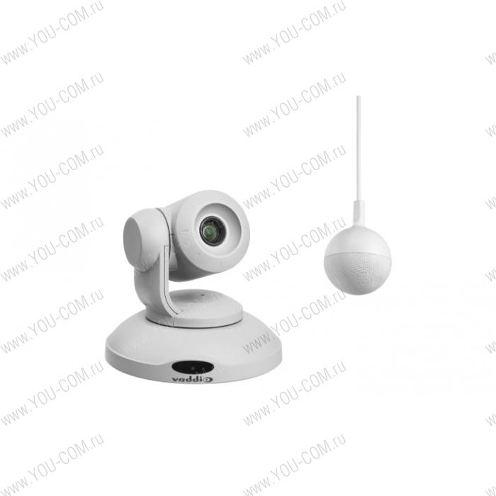 Комплект с камерой ConferenceSHOT AV Bundle - CeilingMIC 1 [999-99950-801W] Vaddio [999-99950-801W] (без акустики, белый)