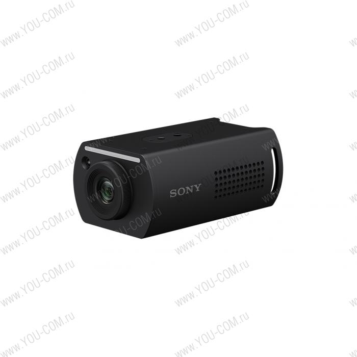 Box-камера Sony [SRG-XP1/B] : черная; фиксированная; 4K 60p;  1/1,8-дюйм CMOS-сенсор Exmor; PoE; угол обзора 102° по горизонтали (с коррекцией искажений 85°).