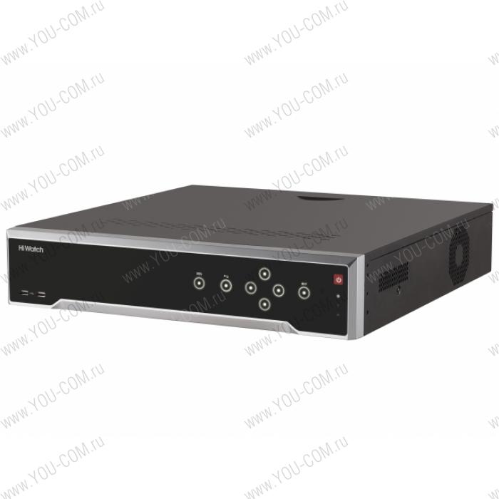 16-ти канальный IP-видеорегистратор NVR-416M-K Видеовход: 16 каналов; аудиовход: двустороннее аудио 1 канал RCA; видеовыход: 1 VGA до 1080Р, 1 HDMI до 4К; аудиовыход: 1 канал RCA. Входящий поток 160Мб/с; исходящий поток 160Мб/с; разрешение записи до 8Мп; синхр.воспр. 2 канала@8Мп; 4 SATA для HDD до 10Тб; тревожные вход/выход 16/4; 2 RJ45 10M/100M/1000М Ethernet; 3 USB; -10°C...+55°C; AC100-240В; 20Вт макс (без HDD), ≤5кг (без HDD).