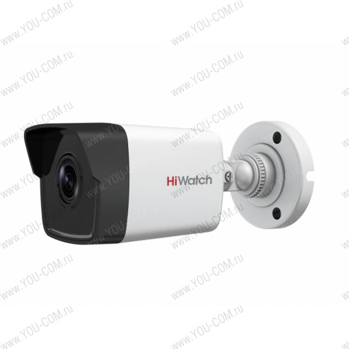 2Мп уличная цилиндрическая IP-камера DS-I200(D) (2.8 mm) с EXIR-подсветкой до 30м 1/2.7'' Progressive Scan CMOS матрица; объектив 2.8мм; угол обзора 112.1°; механический ИК-фильтр; 0.01Лк@F2.0; H.265/H.265+/H.264/H.264+/MJPEG, ROI, DWDR; 3D DNR; BLC; Smart ИК; видеобитрейт 32кбит/с-8Мбит/с; IP67; защита от перенапряжений TVS,  -40°C до +60°C; DC12В±25%/PoE(IEEE 802.3af); 6.5Вт макс. 
