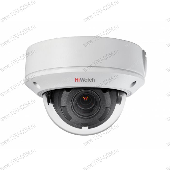 4Мп уличная купольная IP-камера DS-I458 (2.8-12 mm) с EXIR-подсветкой до 30м 1/3'' Progressive Scan CMOS матрица; 20 к/с @ (2560×1440, 2304×1296), 25 к/с @(1920×1080, 1280×720), вариообъектив 2.8-12мм; угол обзора 98°-34°; механический ИК-фильтр; 0.01Лк@F1.2; H.265+/H.265/H.264+/H.264/MJPEG, ROI, WDR 120дБ; 3D DNR; BLC; Smart ИК; встроенный слот для microSD карты до 128Гб; видеобитрейт 32кбит/с-8Мбит/с; защита от перенапряжений TVS, IP67; IK10; -40°C до +60°C; DC12В±25%/PoE(IEEE 802.3af); 8Вт макс. 