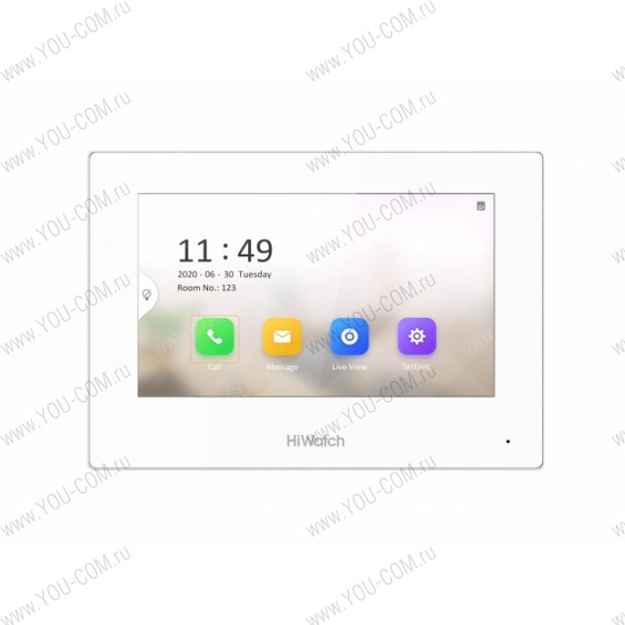 7 IP видеодомофон VDP-H3211W с WI-FI Сенсорный 7"" TFT LCD экран 1024*600; встроенные микрофон и динамик; слот для SD карты до 32Гб; Wi-Fi 2.4ГГц, тревожные входы/выходы 8/2; RS-485; 10M/100M Ethernet; DC12В/PoE; 10Вт; 0 °C...+55°C; 200 × 140 × 15.1 мм"