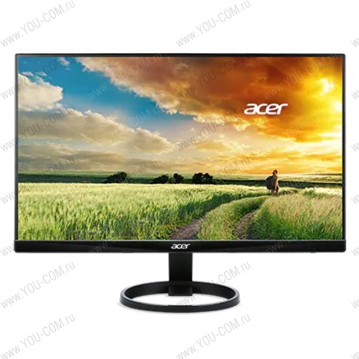 Монитор 23,8" ACER  R240HYbidx , IPS, 1920x1080, 4ms, 178°/178°,   250nits,VGA   + DVI+HDMI +Колонки 1,5Wx2, 1000:1, Black