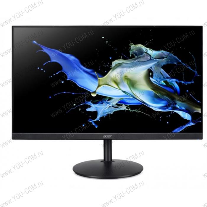 Монитор 23,8" ACER (Ent.) CB242YDbmiprcx IPS, 1920x1080, 75Hz, 178°/178°, 1 ms, 250nits, VGA + HDMI + DP + Webcam + Audio In/Out + Колонки 2Wx2, FreeSync, HAdj 120mm, Black Matt