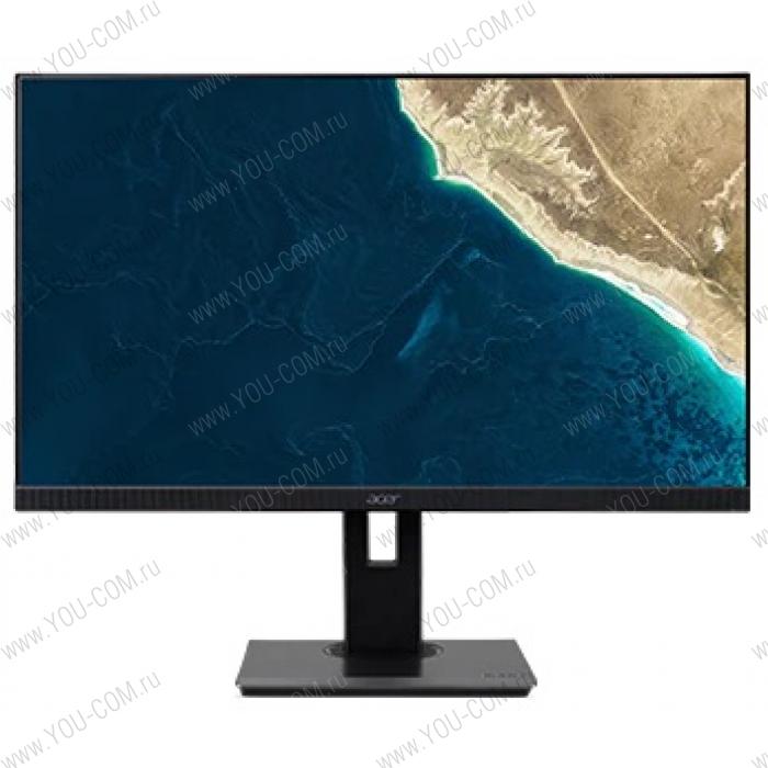 Монитор 27" ACER (Ent.) B277Ubmiipprzx IPS , 2560x1440, 75Hz, 178°/178° , 4 ms, 350nits, 1000:1/2xHDMI + DP(1.2) + miniDP + USB 3.0 Hub колонки 2W,Black Matt