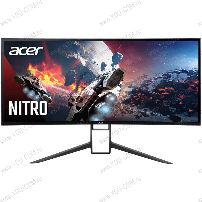 Монитор 34" ACER Nitro XR343CKPbmiipphuzx ,21:9, IPS, HDR 400,3440x1440,CURVED, 180Hz(over) DP, TypeC, 1ms , 550 (HDR 400 )nits, 2xHDMI + 2xDP + Type-C(PD85W) + USB3.0x4+USB-B + Колонки 7Wx2, 98% DCI-P3